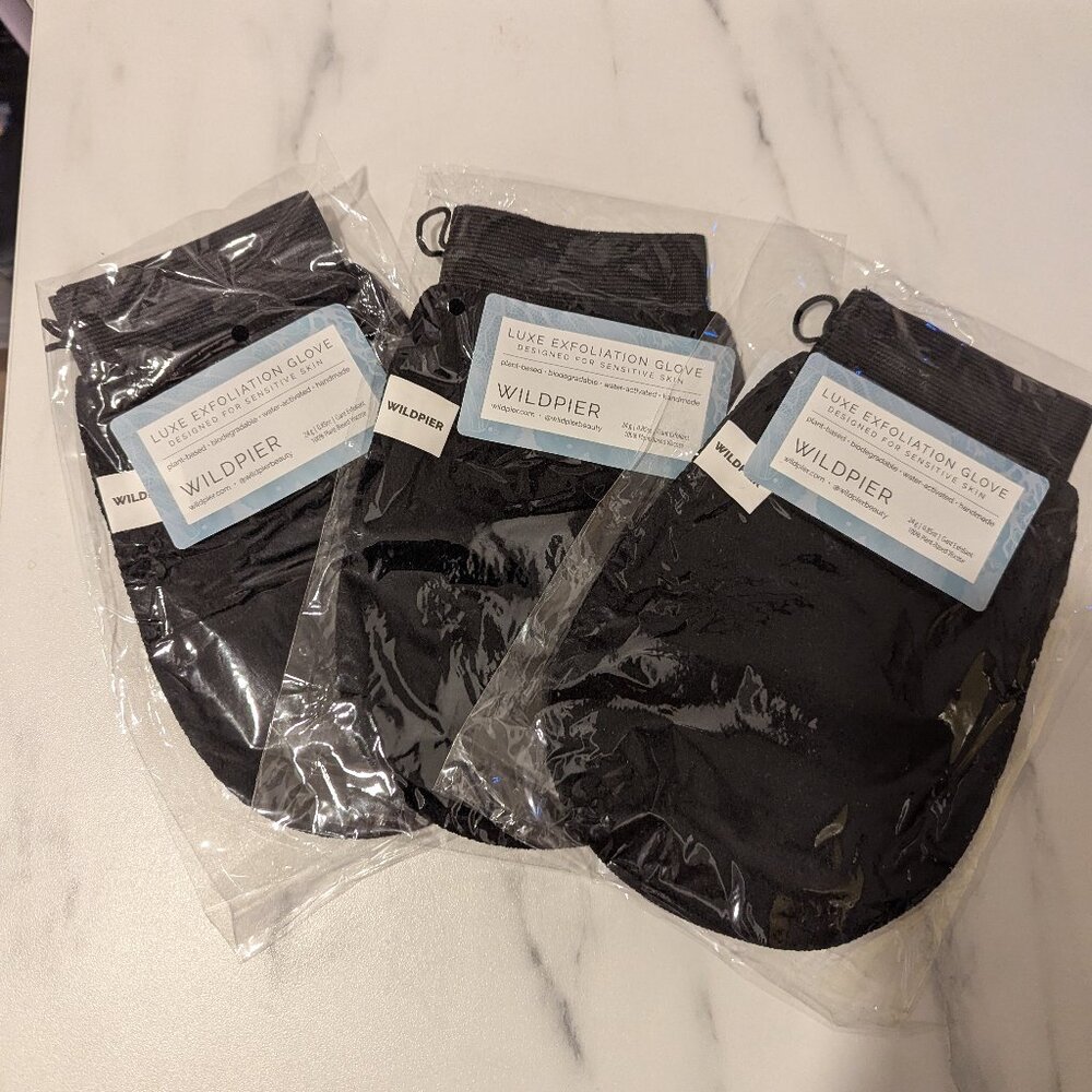 WILDPIER Exfoliating Gloves 3 Pack